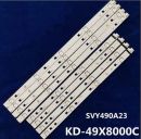 SONY KD-49X8000C SET 8PCS LEDBAR SVY49A23