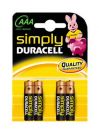  Duracell Simply Power AAA LR03 / MN2400   QUALITY GUARANTEED