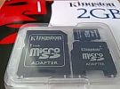 ΚΑΡΤΑ ΜΝΗΜΗΣ Micro SD 2 GB Kingston 2Adpt