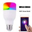 OEM Έξυπνη λάμπα LED Πολυχρωματική RGB με τηλεχειρισμό επιλογής Χρωματισμού απο το κινητό - WiFi Smart Bulb RGB Light LED Lamp Remote Control